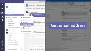 How to send email to a channel in Microsoft Teams [upl. by Dyann271]