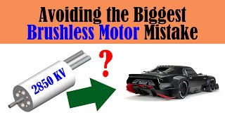 How to Avoid the Biggest RC Brushless Motor Mistake [upl. by Nomor908]