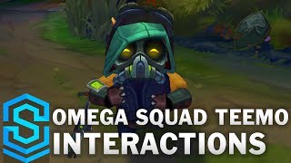 Omega Squad Teemo Special Interactions [upl. by Divadnoj]