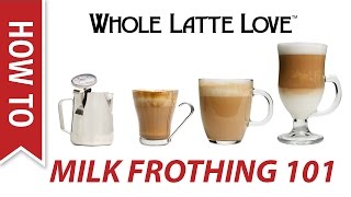 Milk Frothing for Beginners [upl. by Samoht762]