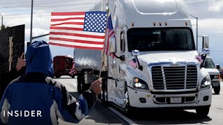 Inside the Trucker Convoy Heading to Washington DC [upl. by Primo45]