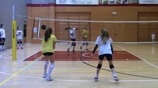 Allenamento under 13 e 14 con il calderon obiettivo sviluppo del palleggio [upl. by Nehpets]