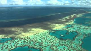 Aerial view of the Great Barrier Reef [upl. by Aniara]