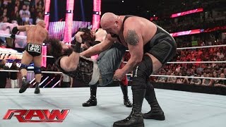 Big Show vs Braun Strowman Raw February 15 2016 [upl. by Peder]