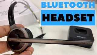 Mpow Bluetooth Truck Driver Phone Headset Review [upl. by Arekat]