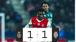 Monacos Heartbreaking Coupe de France Exit  Reims vs Monaco 11 31 [upl. by Lleruj]