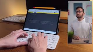 How to type faster on Logitech K380 or K480 with Ali Abdaal’s tips [upl. by Arodoet]