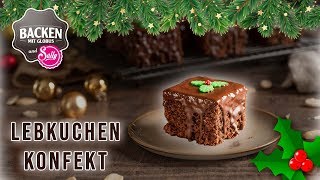 Lebkuchen vom Blech  Backen mit Globus amp Sally 93 [upl. by Avril]