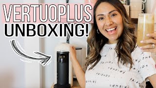 Nespresso Vertuo Plus Unboxing Plus Recipe [upl. by Nonnad718]