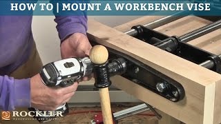 How to Mount a Workbench Vise [upl. by Ileray852]