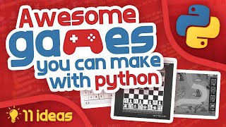 Python Projects Ideas  11 Awesome Games You Can Make With Python [upl. by Aneles85]