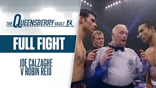 JOE CALZAGHE v ROBIN REID Full Fight  WBO WORLD SUPER MIDDLEWEIGHT TITLE  THE QUEENSBERRY VAULT [upl. by Eedia453]