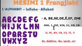 MESIMI 132  ALFABETI NE FRENGJISHT  L ALPHABET EN FRANCAIS [upl. by Humberto251]