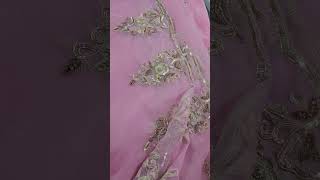 Pure organza dupatta with hand work embroidery [upl. by Cira]