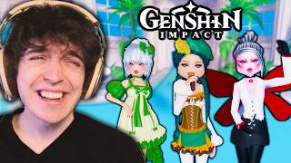 I Tried Genshin Impact Dress To Impress Its Hilarious [upl. by Yeldud]