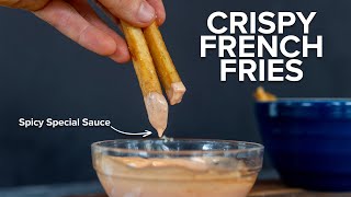 how to make Crispy French Fries at home [upl. by Eduj]