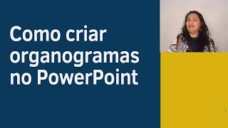 Como criar organograma no Powerpoint [upl. by Birchard]