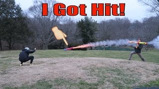 Homemade Nerf Rocket Launcher powerful [upl. by Broder]