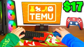 I Bought the CHEAPEST Gaming Setup From TEMU [upl. by Rolecnahc]