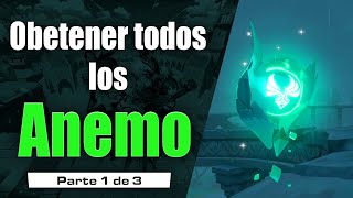 Genshin Impact  Ubicación de todos los Anemoculus Parte 1 de 3 [upl. by Cinimod]