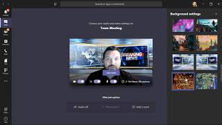 Change your Microsoft Teams Meeting Background April 2020 [upl. by Lehcem50]