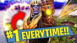 HOW TO BE THANOS IN EVERY GAME Fortnite [upl. by Ronalda]