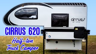 The Cirrus 620 nuCamps HalfTon Truck Camper [upl. by Themis]