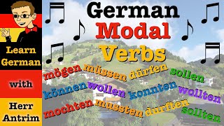 German Modal Verbs Songs Präsens amp Preteritum Imperfekt [upl. by Barron830]