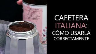 CÓMO USAR LA CAFETERA ITALIANA Guía básica para preparar café [upl. by Fondea]