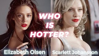 Scarlett Johansson VS Elizabeth Olsen ★ Who is HOTTER 2020 ★ [upl. by Okiman]