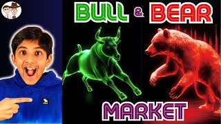 What are a Bull amp Bear Market A Simple Explanation for Kids and Beginners [upl. by Amsed889]