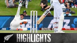 NZ Set 132 To Win  HIGHLIGHTS  BLACKCAPS v India  2nd Test  Day 3 2020 [upl. by Lyndell]