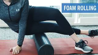 IT Band Stretches  Foam Rolling [upl. by Eloc]