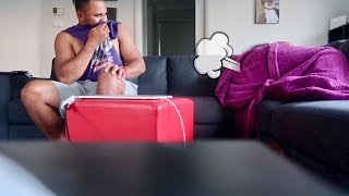 LIQUID SS FARTING PRANK ON MY HUSBAND SO FUNNY 😂 [upl. by Danyluk811]