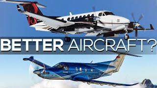 Better Aircraft  King Air 350i vs PC12 NGX [upl. by Allimaj]