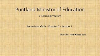 Secondary Math Chapter 4 Lesson 1 Probability [upl. by Alarick]