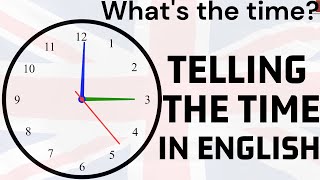 Telling the time in English with exercises [upl. by Perrins]