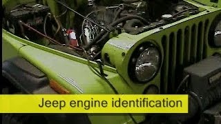 Jeep CJ7 engine and transmission identification [upl. by Brewer699]