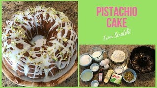 Pistachio Cake  From Scratch [upl. by Yrahca853]