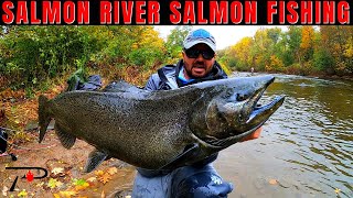 Salmon Fishing New Yorks World Famous Salmon River [upl. by Kcirddot]