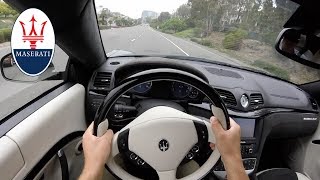 Maserati Gran Turismo S 2013 POV Drive amp Start Up 454HP V8  INSANE SOUND YouDrive [upl. by Epilef571]