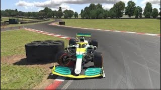 iRacing Mercedes W12 Realistic crash [upl. by Anoniw]