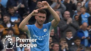 Aymeric Laporte nets Manchester Citys third goal against Norwich City  Premier League  NBC Sports [upl. by Gorges650]