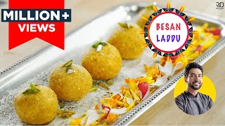 Special Besan Laddu Recipe  दानेदार बेसन के लड्डू  Besan Ladoo at home  Chef Ranveer Brar [upl. by Esinyt]