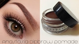 How To Use ABH Dipbrow Pomade Eyebrow Tutorial [upl. by Nonnel14]