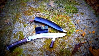 This is How to Sharpen A Kukri FAST TUTORIAL [upl. by Pleasant]