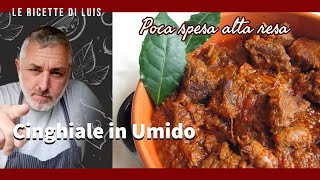 cinghiale in umido ricetta originale Toscana [upl. by Beverlee]