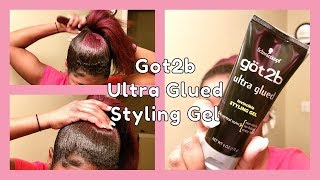 Got2b Ultra Glued Styling Gel  Review and Demo [upl. by Tonry]