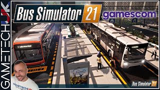 Bus Simulator 21 Gamescom PREVIEW [upl. by Morven3]