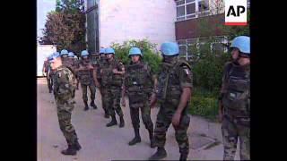 BOSNIA SARAJEVO UN BASE FORCED TO SURRENDER TO REBEL SERBS [upl. by Cookie]